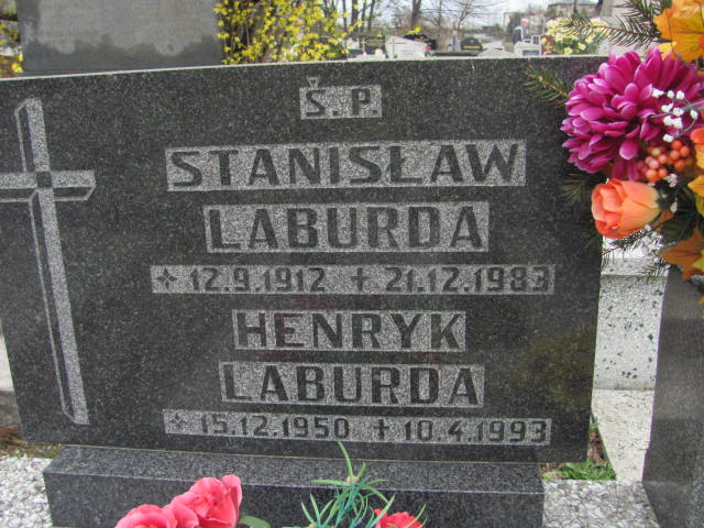 Henryk Laburda 1950 Czechowice Dziedzice - Grobonet - Wyszukiwarka osób pochowanych