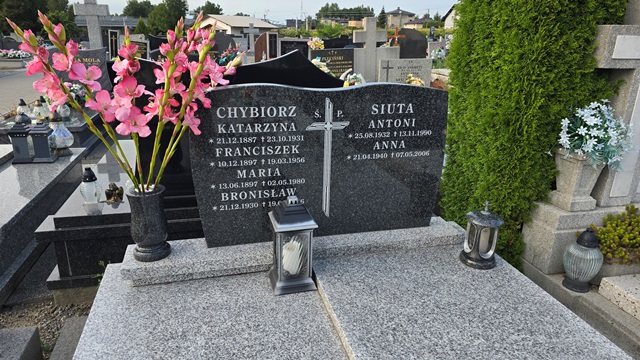 Anna Siuta 1940 Czechowice Dziedzice - Grobonet - Wyszukiwarka osób pochowanych