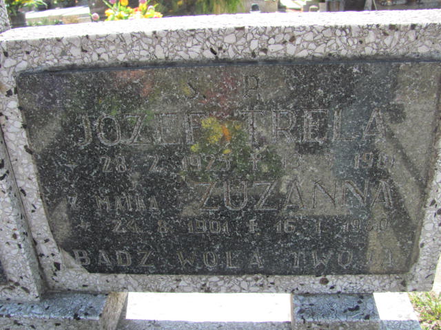 Zuzanna Trela 1901 Czechowice Dziedzice - Grobonet - Wyszukiwarka osób pochowanych
