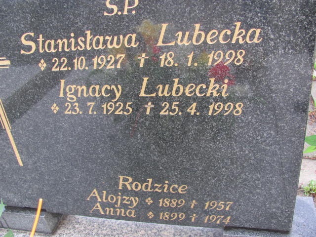 Anna Lubecka 1899 Czechowice Dziedzice - Grobonet - Wyszukiwarka osób pochowanych