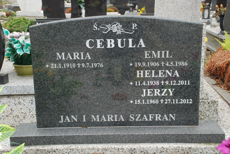 Helena Cebula 1938 Czechowice Dziedzice - Grobonet - Wyszukiwarka osób pochowanych
