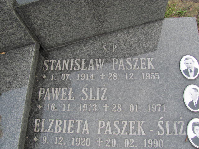 Stanisław Paszek 1914 Czechowice Dziedzice - Grobonet - Wyszukiwarka osób pochowanych