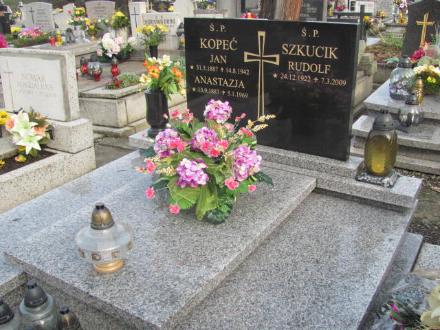 Grób Anastazja Kopeć