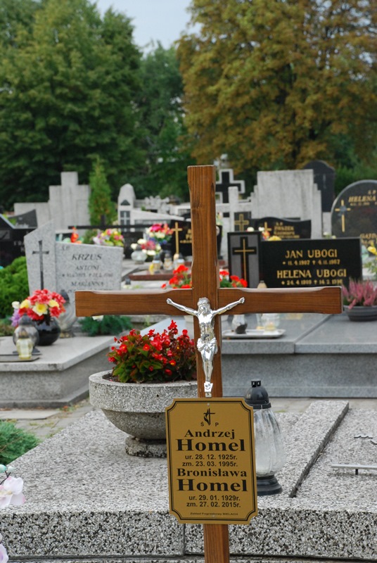 Andrzej Homel 1925 Czechowice Dziedzice - Grobonet - Wyszukiwarka osób pochowanych