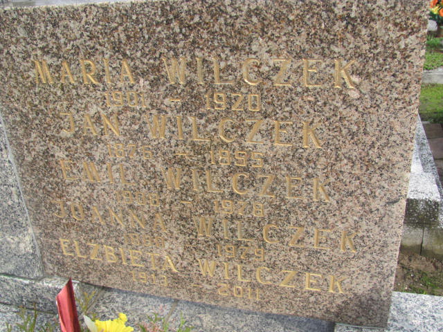 Joanna Wilczek 1890 Czechowice Dziedzice - Grobonet - Wyszukiwarka osób pochowanych