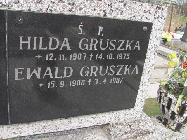 Ewald Gruszka 1908 Czechowice Dziedzice - Grobonet - Wyszukiwarka osób pochowanych