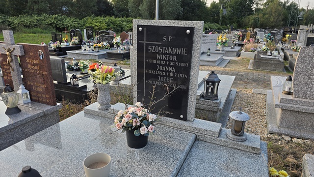 Józef Szostak 1924 Czechowice Dziedzice - Grobonet - Wyszukiwarka osób pochowanych