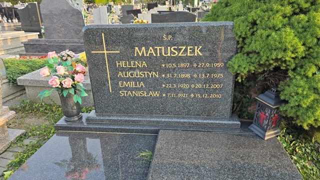 Stanisław Matuszek 1921 Czechowice Dziedzice - Grobonet - Wyszukiwarka osób pochowanych