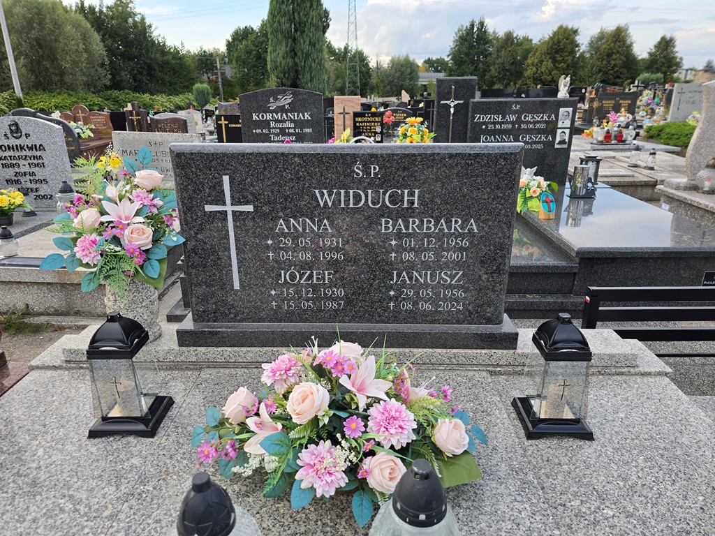 Józef Widuch 1930 Czechowice Dziedzice - Grobonet - Wyszukiwarka osób pochowanych