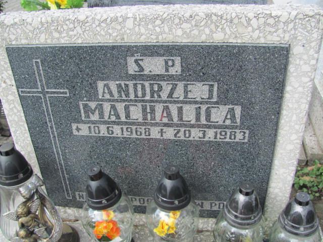 Andrzej Machalica 1968 Czechowice Dziedzice - Grobonet - Wyszukiwarka osób pochowanych